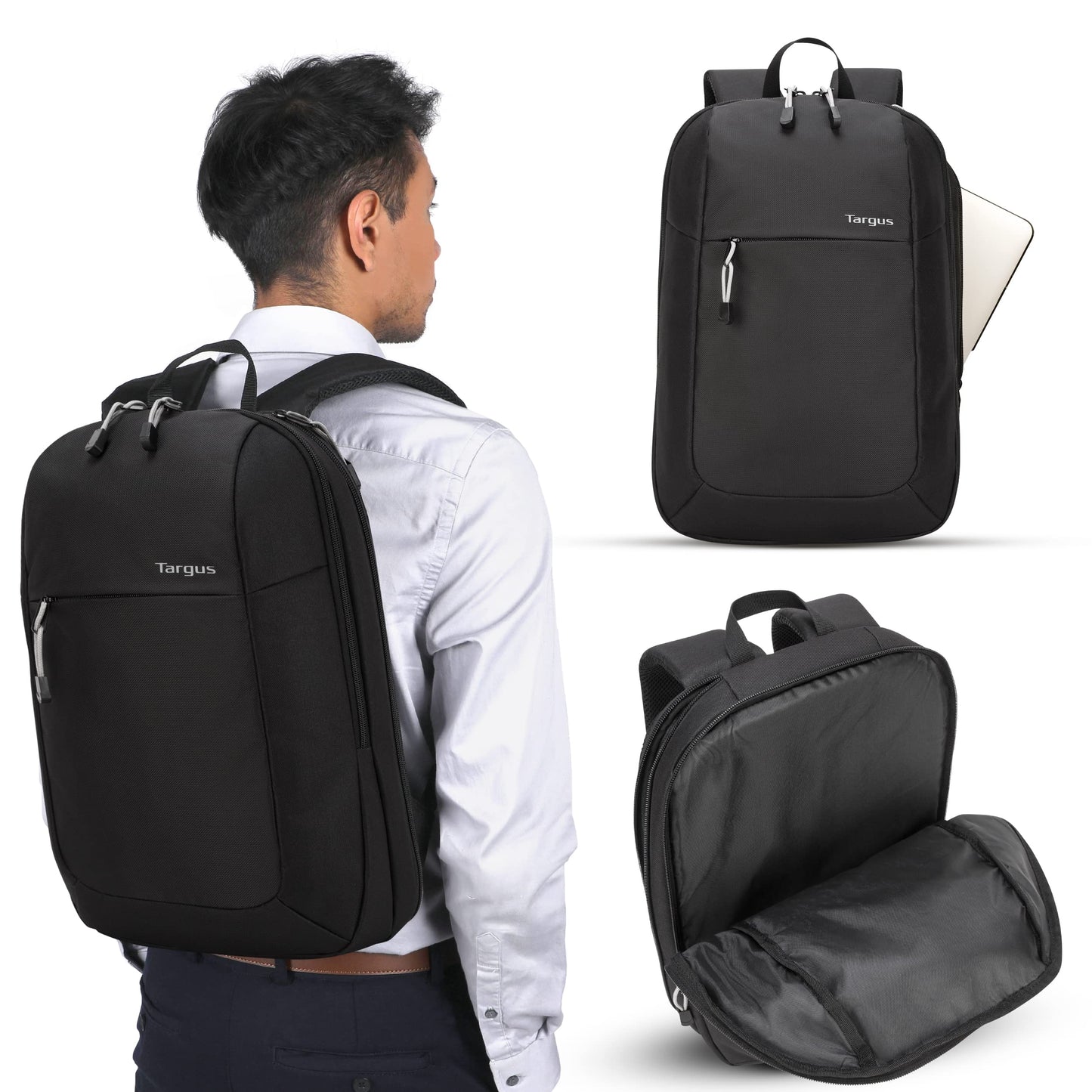 Mochila Targus 15.6" Intellect Essentials para notebook - TSB966GL, Preto