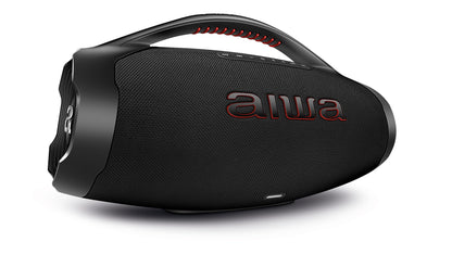 AIWA, Caixa de Som Boombox BBS01, 200W RMS, IP66 com Alça, 30h de Bateria, Bluetooth 5.3,TWS