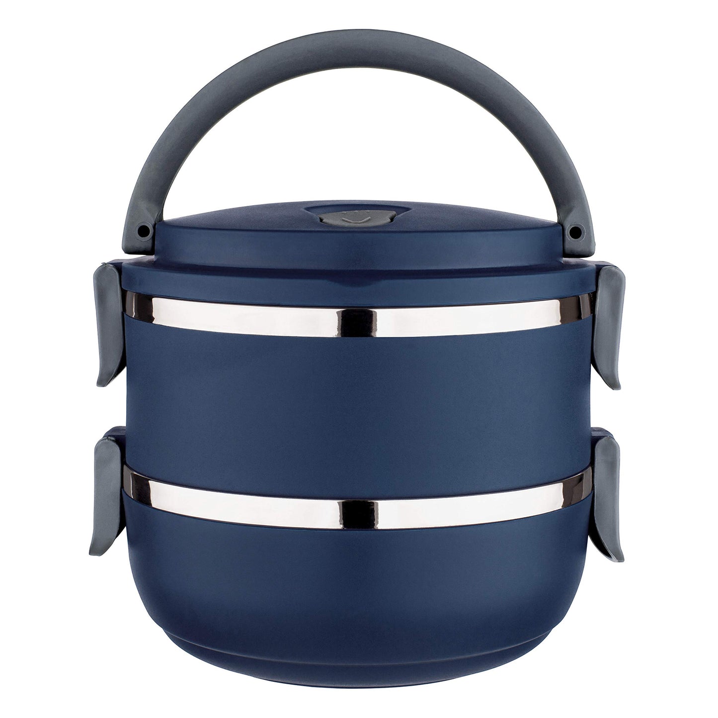 Marmita dupla Lunch Box Azul, LB1234-AZ , Euro Home