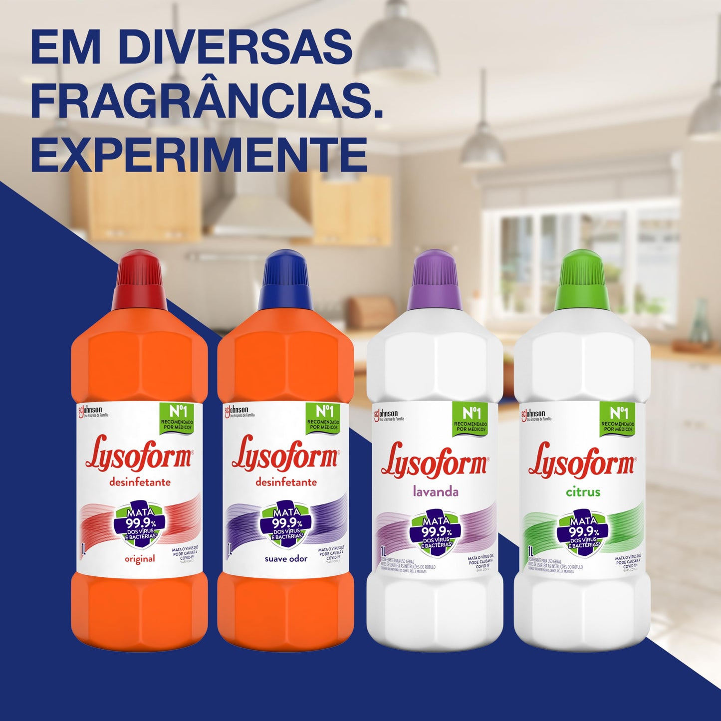 Lysoform Desinfetante Líquido Suave Odor 2L