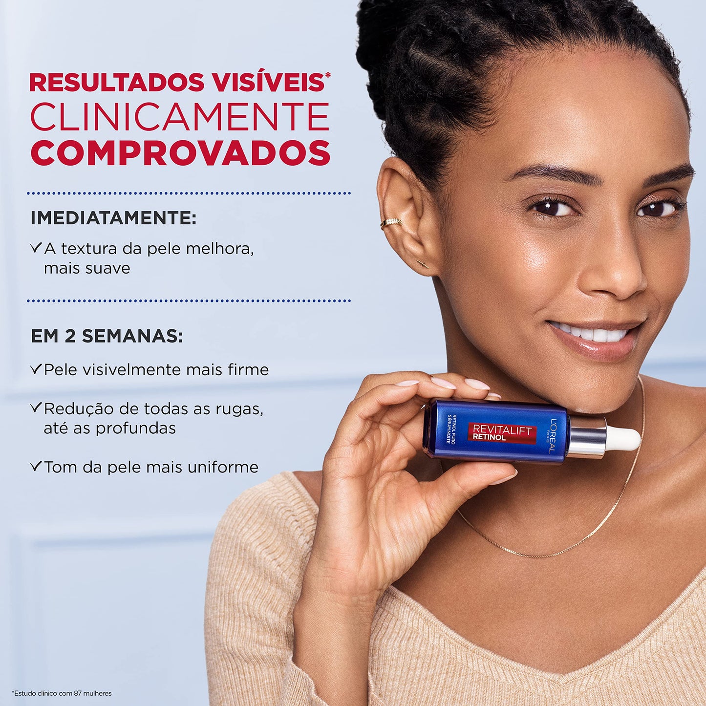 L'Oréal Paris Kit Revitalift Pro Retinol: Gel De Limpeza Sérum E Creme