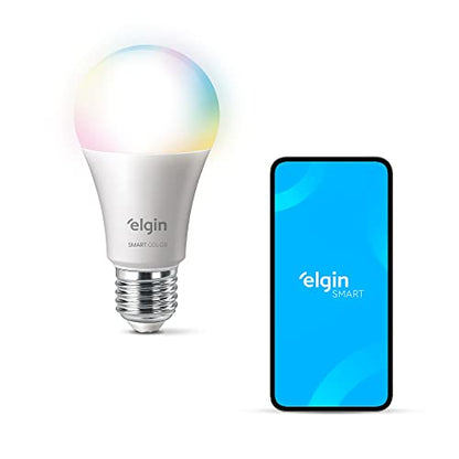 Lâmpada Inteligente Smart Color 10W Elgin RGB Wifi Compatível com Alexa e Google Home