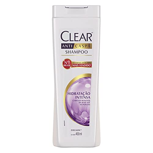 Clear AnticaspaHidratação Intensa Shampoo, 400 ml