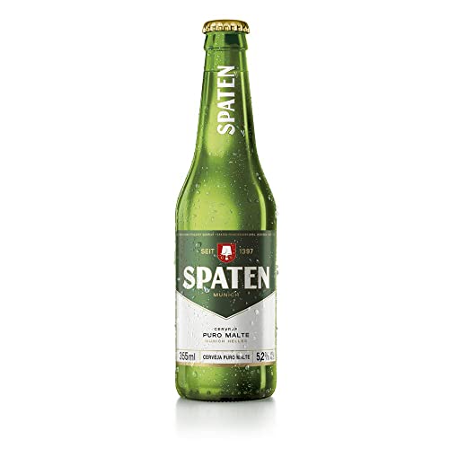 Cerveja Spaten Puro Malte, Long Neck com 355ml Spaten 355