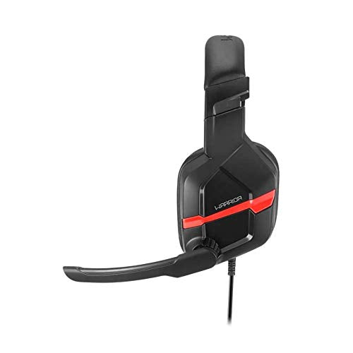 Headset Gamer Warrior Askari P2 Stereo compatível com PC Vermelho – PH293