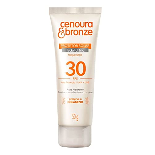 Protetor Solar Facial Cenoura & Bronze Fps 30 50G