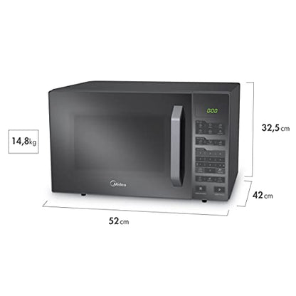 Forno Micro-ondas 35L Prata Espelhado Midea 220V MXSA35S2