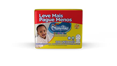 MamyPoko Dia&Noite - Lenço Umedecido, 200 unidades