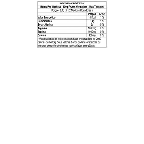 Horus (300G) - Frutas Vermelhas - Max Titanium