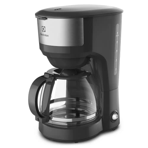 Cafeteira Elétrica Electrolux inox filtro permanente removivel sistema corta pingos capacidade 1,2L 30 xicaras função manter aquecido ECM20 127v