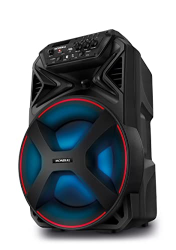 Caixa Amplificada Connect Partyplus, Mondial, Bivolt, 250W RMS, Preto - CM-250