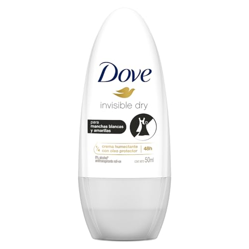 Desodorante Antitranspirante Roll On Dove Invisible Dry 50ml (A embalagem pode variar)