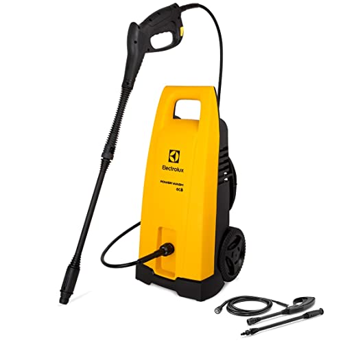 Lavadora de alta pressão Electrolux 1400W 1800PSI gratis engate rápido lava jato potente econômico preto e amarelo EWS30 220V