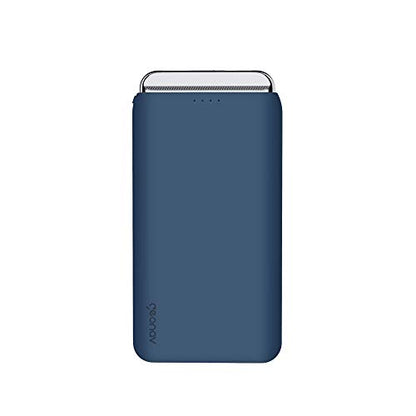 Geonav Carregador Portátil Universal, Power Bank, 12.000 mAh, 2 Saídas USB + 1 Saída USB-C, PB12KMB, Azul Marinho