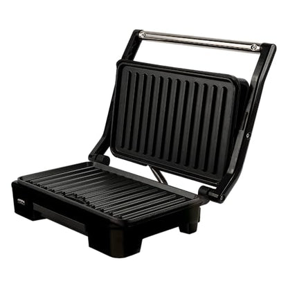 Grill Asteria Compact Mallory Grill multifunção, Luzes indicadoras de funcionamento, Alça com toque-frio e Trava de segurança 220V