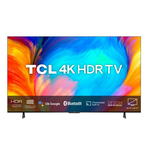 Smart TV LED 50" 4K UHD TCL 50P635 - Google TV, Wifi, HDMI