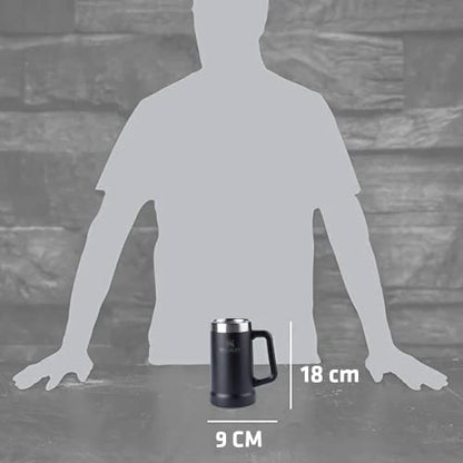 Caneca Térmica de Cerveja Stanley Matte Black | 709ML