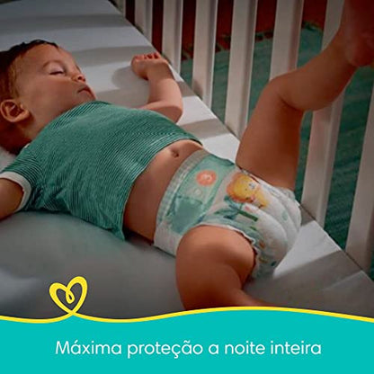 Fralda Pampers Confort Sec M 196 Unidades, Pampers