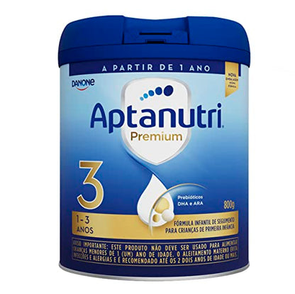 Danone Nutricia - Aptanutri Premium 3, 1-3 anos, Fórmula de Seguimento, 800g