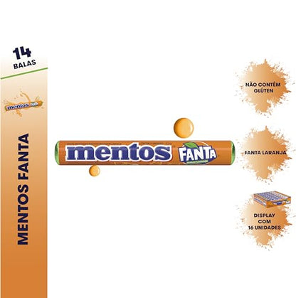 Bala Mastigável Mentos Fanta | 37,5g