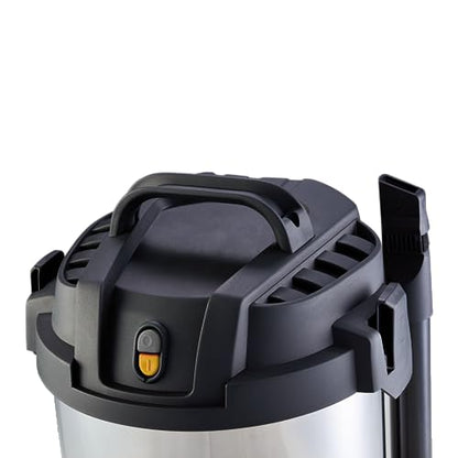 Aspirador de Pó e Água WAP GTW INOX 12 1400W 12 Litros 160 mbar Barril Aço Inox com Soprador 127V