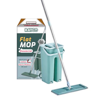 Mop Flat Rayco Essencial Balde 6 litros
