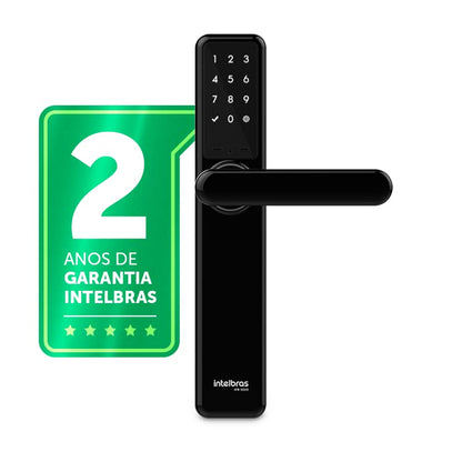 Fechadura Smart de Embutir com Maçaneta IFR 3000 Preto Intelbras