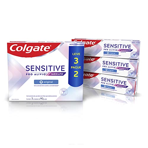 Creme Dental para Sensibilidade Colgate Sensitive Pro-Alívio Imediato Original 90g