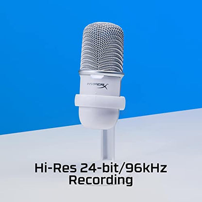 HyperX SoloCast USB WHT Microphone, Modelo: 519T2AA