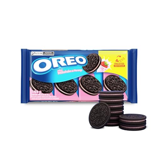 Biscoito Oreo de morango multipack 144g