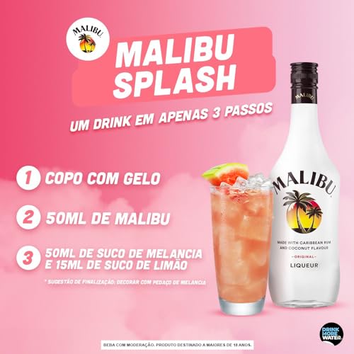 Rum Malibu Sabor Coco - 750 ml