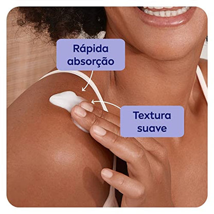 NIVEA Loção Hidratante Desodorante Soft Milk 400ml - Hidratação para pele seca, com textura leve e sensação de suavidade que deixa a pele macia, cheirosa e hidratada por 48h