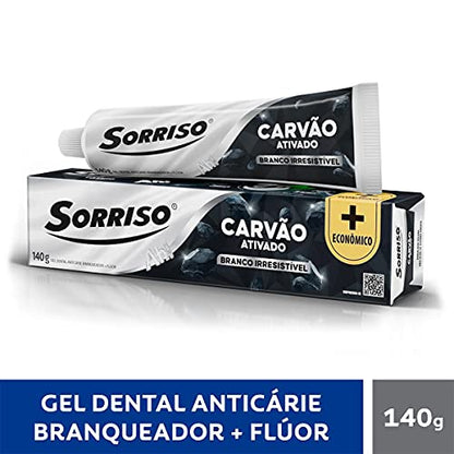 SORRISO, Gel Dental Carvão Ativado 140g