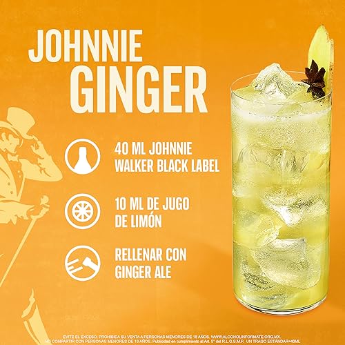 Whisky Escocês Blended Black Label Johnnie Walker Garrafa 750ml