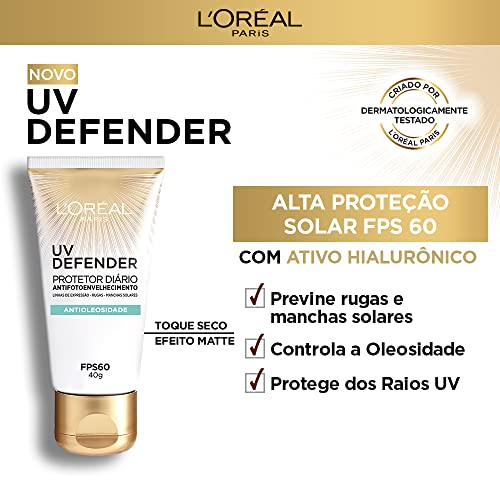 Kit L'Oréal Paris: Água Micelar + Sérum + UV Defender Antioleosidade