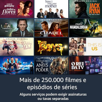 Fire TV Stick | Streaming em Full HD com Alexa | Com Controle Remoto por Voz com Alexa (inclui comandos de TV)