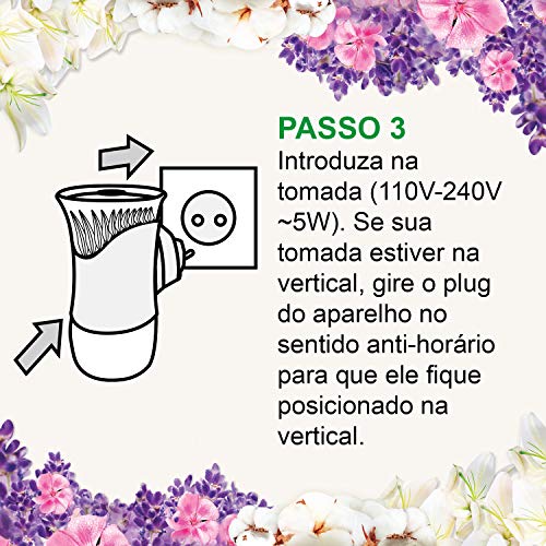 Refil para Difusor Elétrico Bom Ar Lirio Branco e Algodão 16ml