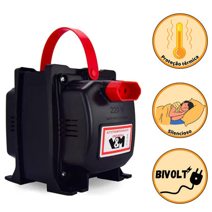 Transformador V&M 5000VA Bivolt 110/220 e 220/110 5000 VA