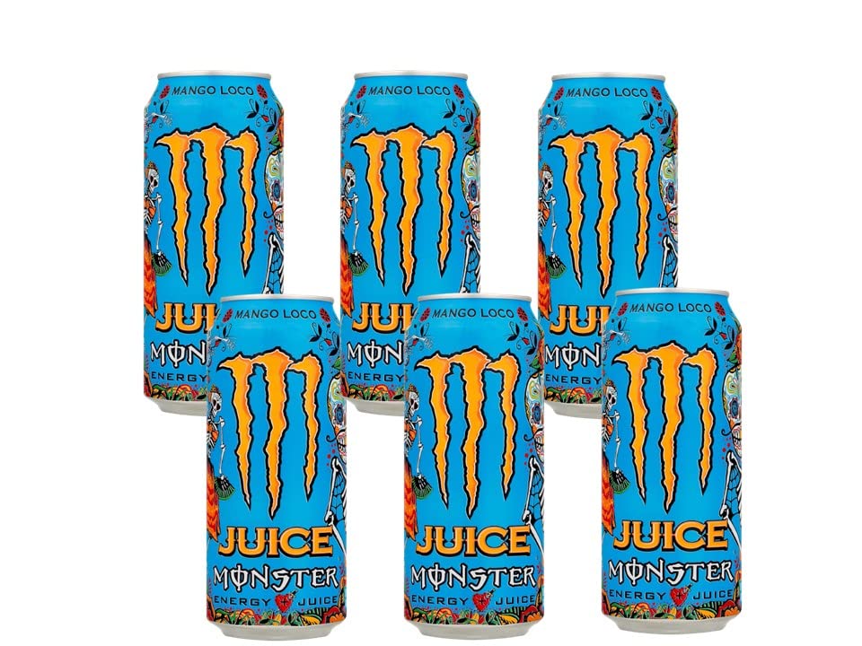 Pack de Monster Mango Loco LT 473ml - Unidade 6 unidades