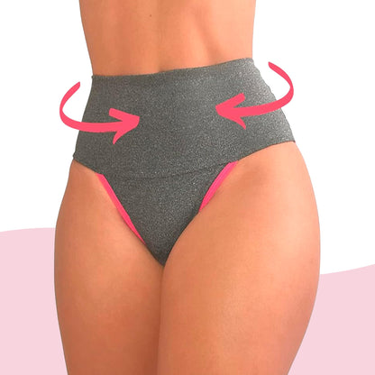 Kit 10 Calcinha Fitness Cós Alto Compressão Para Barriga Para Revenda (GG)