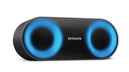 Caixa de Som Speaker, Aiwa, Bluetooth, Luzes Multicores, IP65 - AWS-SP-01