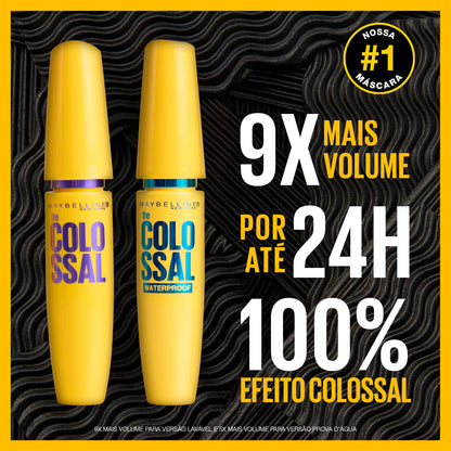 Máscara de Cílios Maybelline The Colossal Volum' Express Lavável Preto 9,2ml